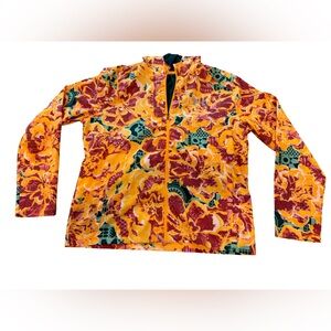 Under Armour UA Storm Day of the Dead Jacket Women’s Large Floral Graphic NWT